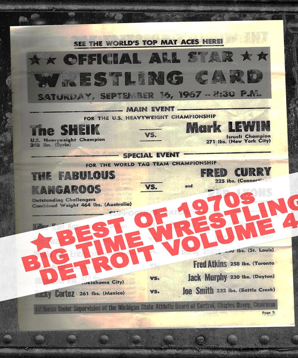 Best of Big Time Wrestling 1970's Detroit Vol 4